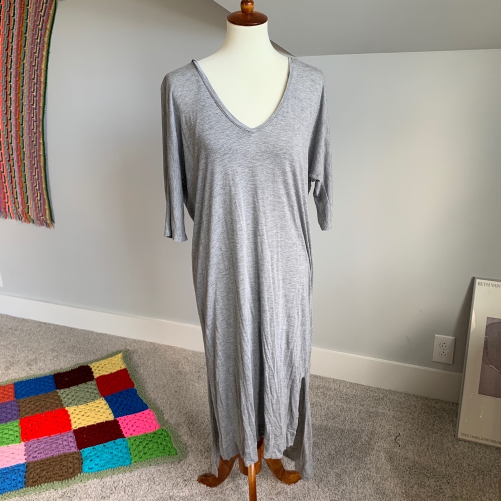 Low back soft dolman dress